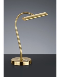 Trio Curtis – Lampe de table LED 4W, 430 lm, variateur tactile 4 niveaux, laiton mat 2