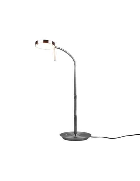 Trio Monza – Lampe de table LED 12W avec variateur tactile, 1400 lm, 2300–4000K