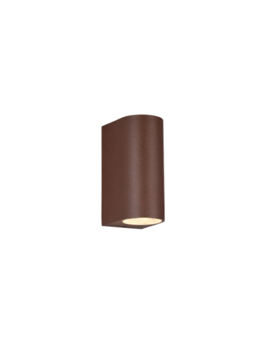 Applique extérieure ROYA couleur rouille up down design moderne