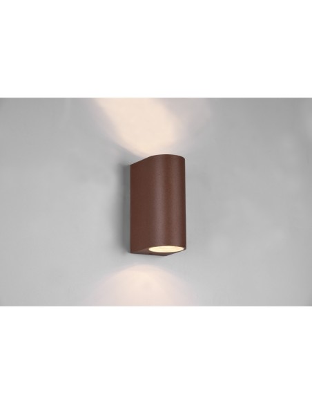 Applique murale extérieure ROYA 2xGU10 IP44 finition rouille
