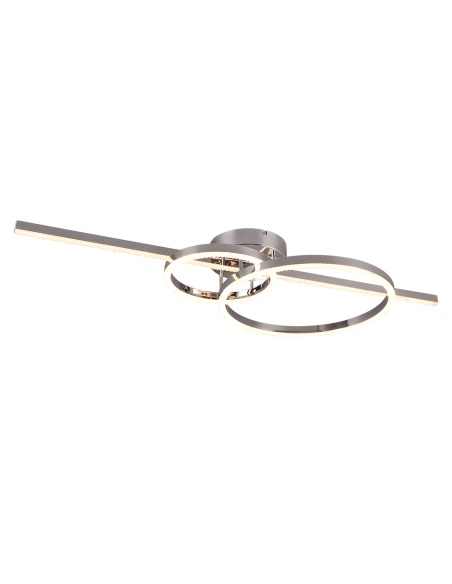 Trio Montilla – Plafonnier LED 54W avec télécommande, dimmable 2700-6000K, 6300 lm