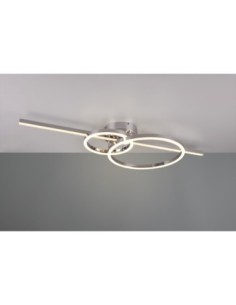 Trio Montilla – Plafonnier LED 54W avec télécommande, dimmable 2700-6000K, 6300 lm 2