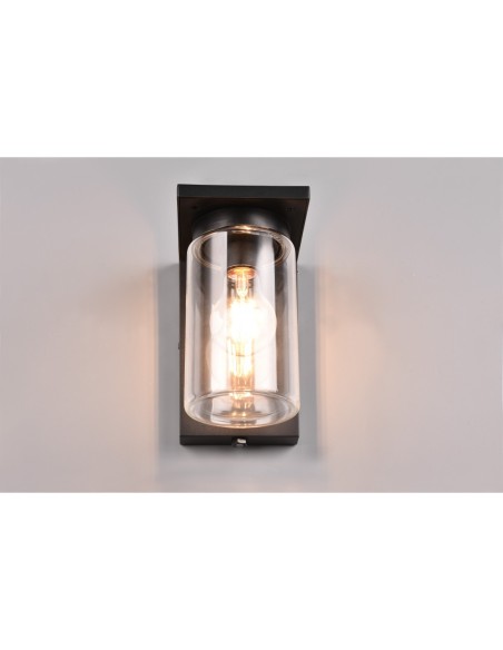 Applique murale extérieur IP44 1xE27 max 40W noire mat - Trio - Ardila