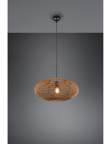 Trio Hedda – Suspension design naturel et moderne, effet lumière ombre unique, éclairage LED conseillé