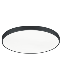 Trio Waco – Plafonnier LED 2x51W, réglable 2300-4000K, 6200 lm, design noir mat
