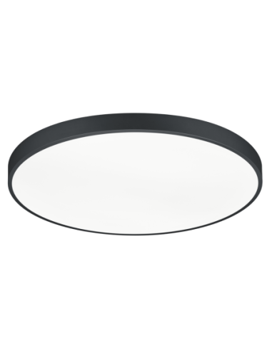 Trio Waco – Plafonnier LED 2x51W, réglable 2300-4000K, 6200 lm, design noir mat