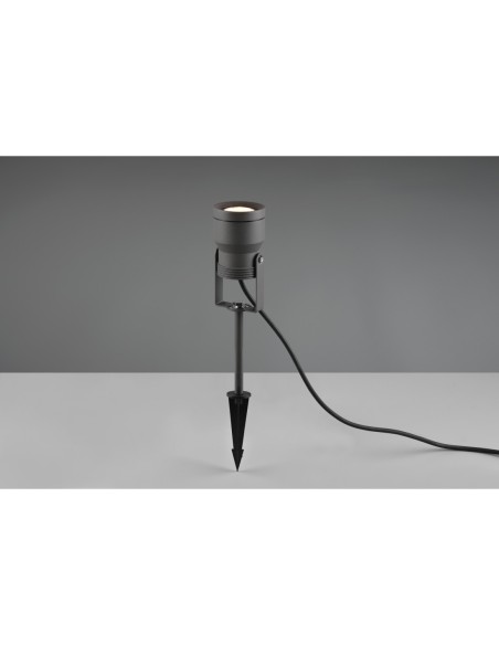 Trio Mareb – Spot LED orientable 3000K, avec piquet, design sobre et robuste pour extérieur