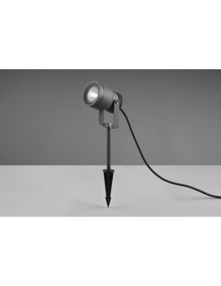 Spot extérieur LED 11W 3000K avec piquet de sol IP65 - Trio - Mareb