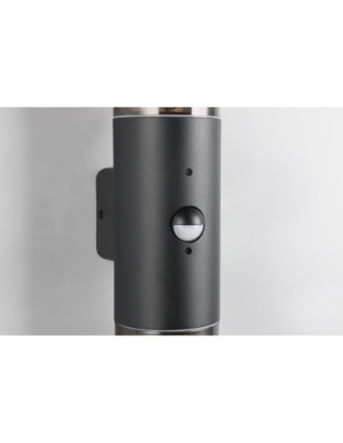 Trio Hoosic – Applique LED compatible E27, résistante aux intempéries, détection automatique, style moderne