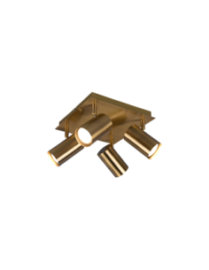 Trio Marley – Spot 4x GU10, max 35W, laiton fumé, orientable