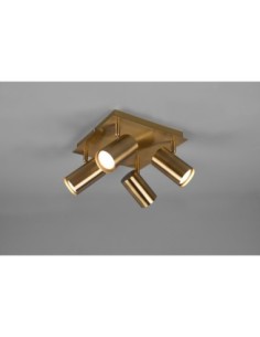 Trio Marley – Spot 4x GU10, max 35W, laiton fumé, orientable 2