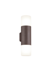 Applique extérieure Hoosic 2L up & down finition rouille ou anthracite IP44