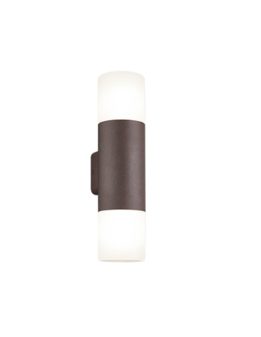 Applique extérieure Hoosic 2L up & down finition rouille ou anthracite IP44