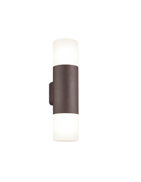 Applique extérieure Hoosic 2L up & down finition rouille ou anthracite IP44