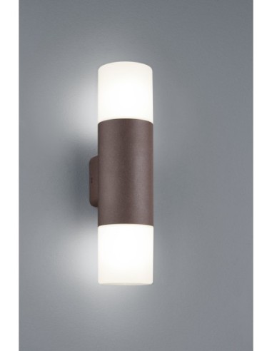 Luminaire mural extérieur Hoosic 2 lampes E27 éclairage façade décoratif