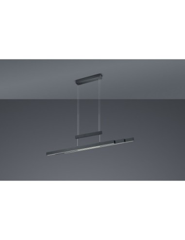 Trio Trajan – Lampe suspendue réglable en hauteur, LED SMD, lumière bidirectionnelle et dimmable