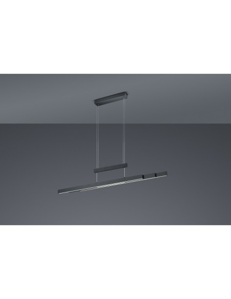 Trio Trajan – Lampe suspendue réglable en hauteur, LED SMD, lumière bidirectionnelle et dimmable
