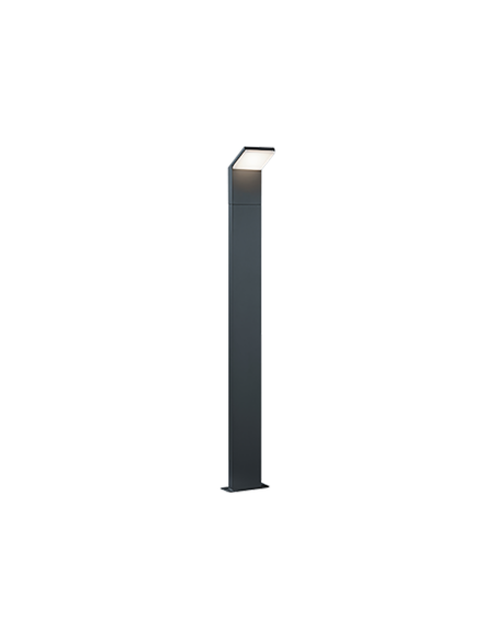 Trio Pearl – Potelet LED extérieur 8W, 900 lm, 3000K, IP54, design moderne anthracite