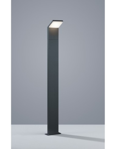 Trio Pearl – Borne lumineuse 100 cm, éclairage LED direct, aluminium résistant aux intempéries