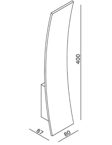 Applique intérieure Led métal blanc Enna - Deko Light Leluminaireled.com