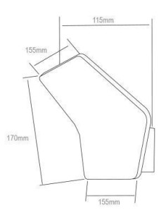 Applique intérieure  Led Keops  blanche - Deko Light Leluminaireled.com 2