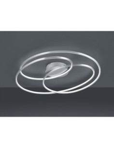 Trio Gale – plafonnier moderne en métal nickel mat, LED 50W, lumière chaude 3000K 2