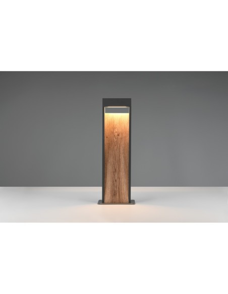 Trio Salmon – luminaire IP44 pour jardin et allée, lumière chaude 3000K, économique et durable