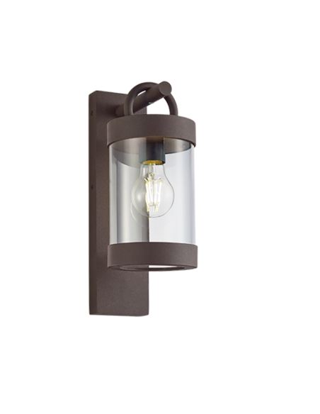 Trio Sambesi – Applique extérieure en aluminium, design rouille, E27 max 28W