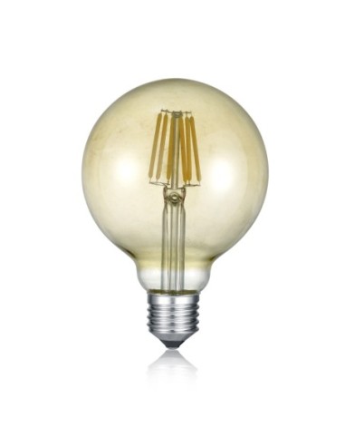 Ampoule Globe ambrée Trio dimmable avec lumière chaude 2700K