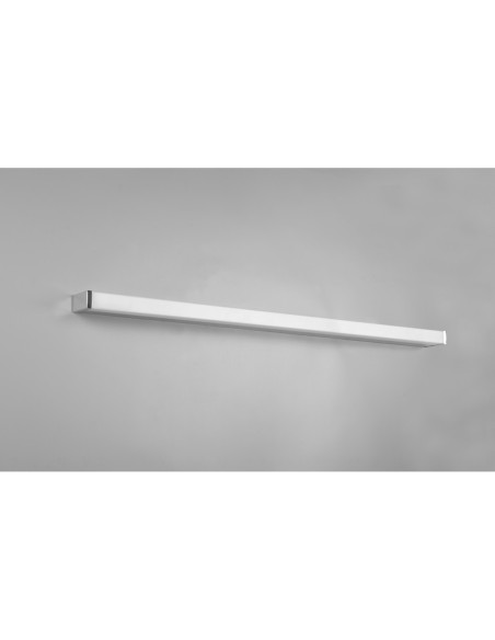 Applique salle de bains LED 20W intégrée, IP44 chrome blanc - Trio - Fabio