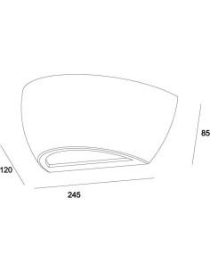 Applique intérieure Led béton Netito II - Deko Light Leluminaireled.com 2