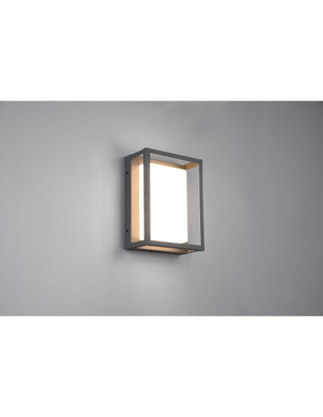 Trio Witham – Applique murale LED réglable, anthracite, 1100lm, extérieur IP54