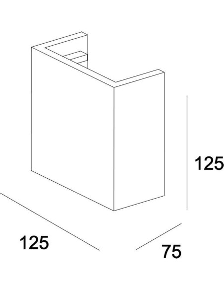 Applique intérieure Led béton Quinta II - Deko Light Leluminaireled.com