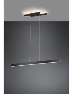 Trio – Belfast – Suspension LED 45W, noir mat, 5300lm, ambiance moderne et élégante 2