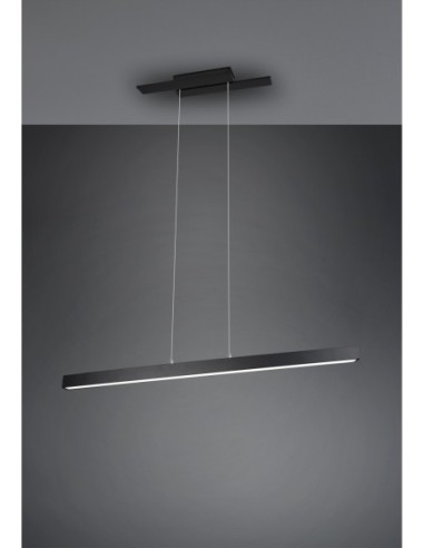 Suspension LED SMD 45W – 3000K – Noir Mat – 5300 Lm – TRIO – Belfast