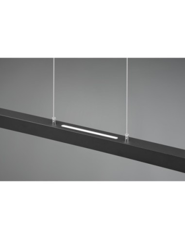 Suspension LED SMD 45W – 3000K – Noir Mat – 5300 Lm – TRIO – Belfast