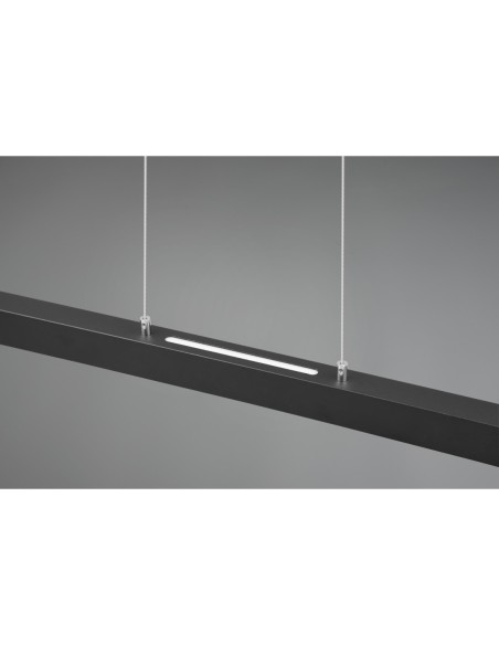 Suspension LED SMD 45W – 3000K – Noir Mat – 5300 Lm – TRIO – Belfast