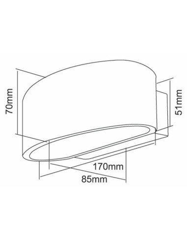 Applique intérieure Led Arietis métal chromé - Deko Light Leluminaireled.com