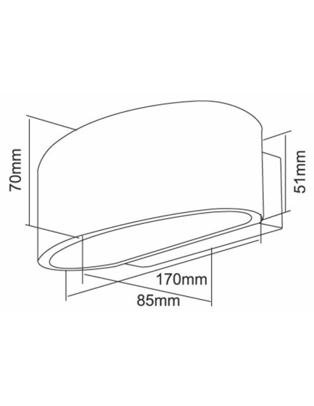 Applique intérieure Led Arietis métal chromé - Deko Light Leluminaireled.com