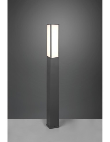 Trio – Fuerte – Borne lumineuse LED design moderne, aluminium IP54, anthracite