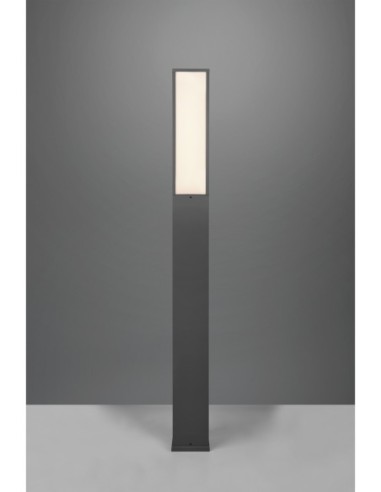 Trio – Fuerte – Éclairage de jardin LED 15W, lumière chaude 3000K, potelet robuste IP54