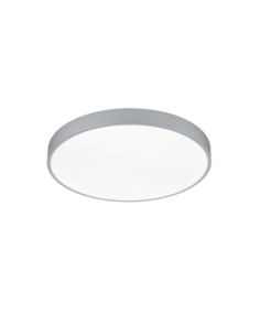 Trio – Waco – Plafonnier LED titane, 52,5W, lumière réglable 2300+3000+4000K pour cuisine ou chambre