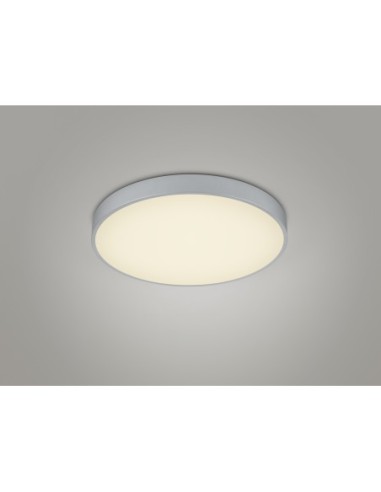 Trio – Waco – Plafonnier LED 52,5W, design minimaliste titane, ajustable 2300+3000+4000K