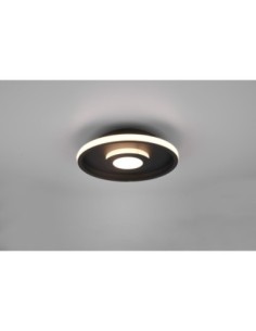 Trio – Ascari – Plafonnier LED moderne, noir mat, 28W, IP44, design sophistiqué 2