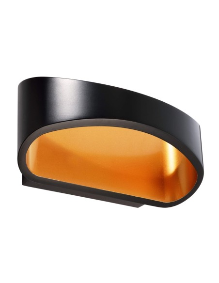 Applique intérieure Led noire et cuivre Acamar - Deko Light Leluminaireled.com