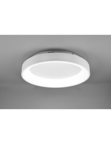 Trio – Girona – Plafonnier LED minimaliste avec télécommande, 48W, lumière chaude à froide