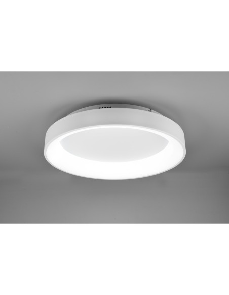 Trio – Girona – Plafonnier LED minimaliste avec télécommande, 48W, lumière chaude à froide