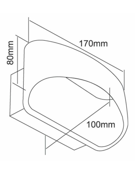 Applique intérieure Led noire et cuivre Acamar - Deko Light Leluminaireled.com