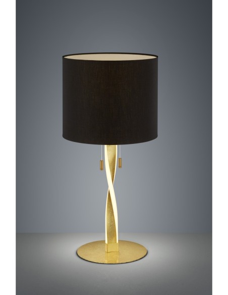 Lampe de Table avec LED SMD, 2x3W, 3000K, 2x300lm, 1xE27, max. 40W – Trio – Nandor