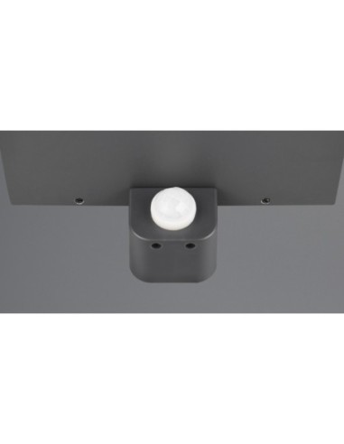 Luminaire extérieur GARONNE anthracite avec capteur de mouvement façade